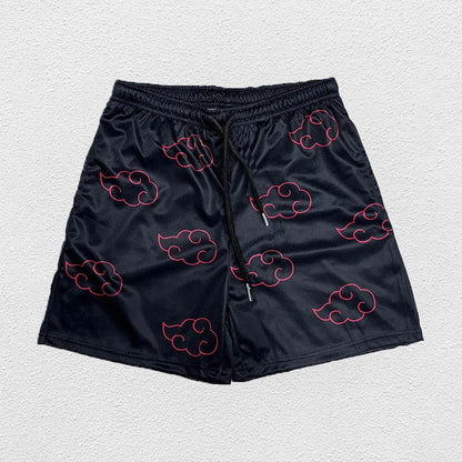 Buy Center Anime Running Shorts for Men - Quick Dry Gym Fitness Wear - Buy Center UK