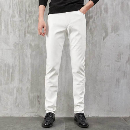 Buy Center Men's Skinny Fit PU Leather Pants - Perfect for Nightclubs - Buy Center UK