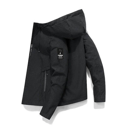 Buy Center Men's Outdoor Windproof Jacket - Hooded, Casual Style - Buy Center UK