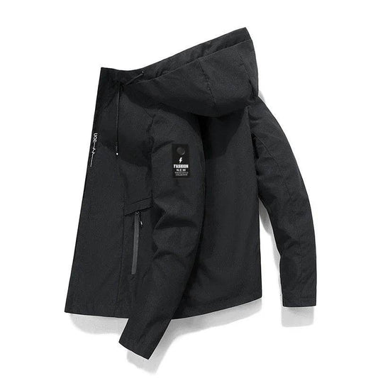 Buy Center Men's Outdoor Windproof Jacket - Hooded, Casual Style - Buy Center UK