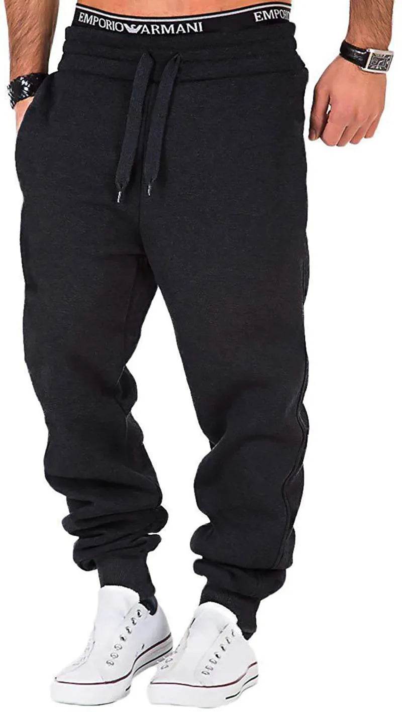 Buy Center Men's & Women's Casual Sports Pants - Elastic Belt, Loose Fit - Buy Center UK
