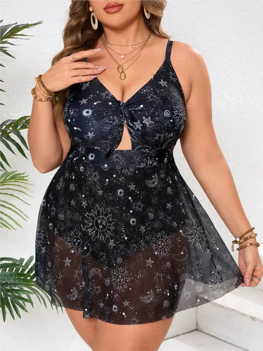 Buy Center Plus Size High Waist Bikini - Tummy Control Swimsuit 2025 - Buy Center UK