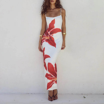 Buy Center Women’s Floral Print Cocktail Bodycon Dress - Summer Style - Buy Center UK
