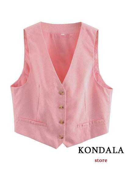 TRAFZA Casual Women Suits - V Neck Blazer & Wide Leg Shorts - Buy Center UK