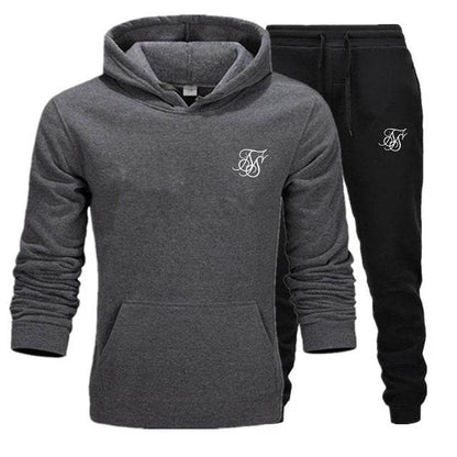 Sik Silk Men’s Tracksuit - Stylish Sweatshirt & Sweatpants Set - Buy Center UK