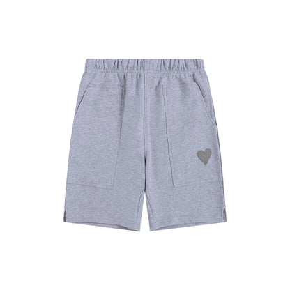 Designer Luxury Heart-Shaped Jogger Shorts for Men & Women - Buy Center - Buy Center UK