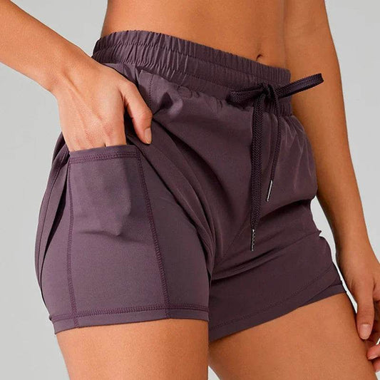 Buy Center Women's Yoga Shorts - Neon Elastic, Flexible Fit for Workouts - Buy Center UK