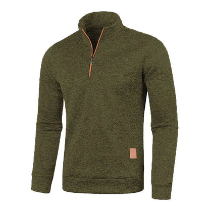 Buy Center Men's Half Zipper Pullover - Stylish Turtleneck Sweatshirt - Buy Center UK