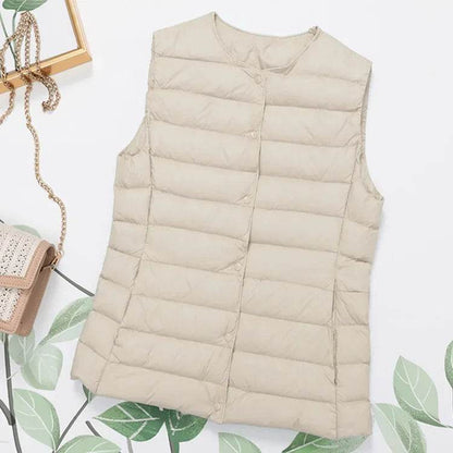 Buy Center Women's Sleeveless Down Liner Vest - Ultra Light & Warm - Buy Center UK