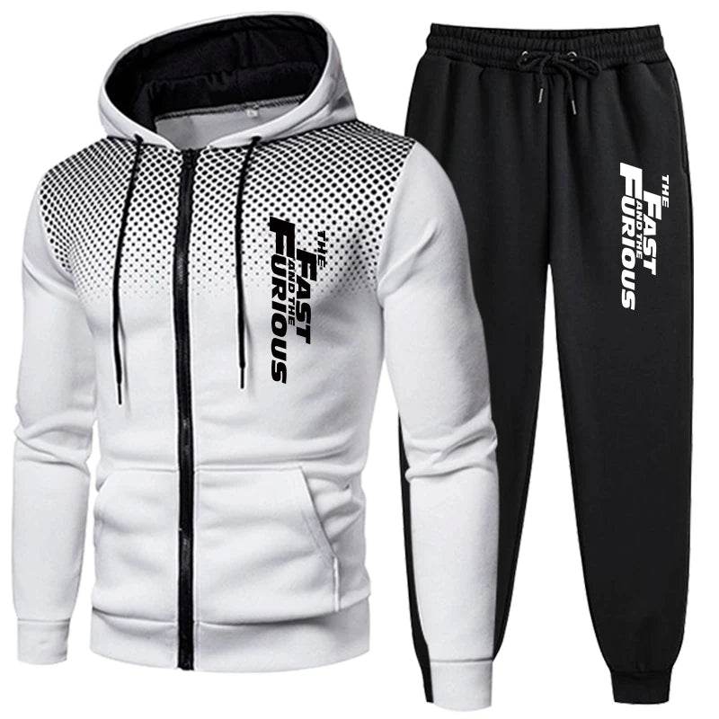 Buy Center Men's Tracksuit Jogging Hoodie - Stylish Sports Coat Set - Buy Center UK