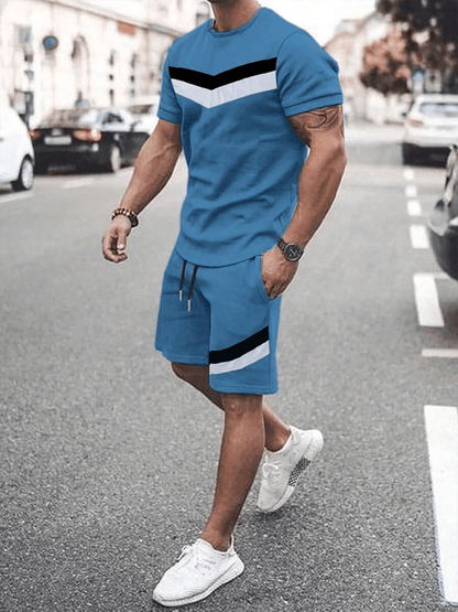 Buy Center 2025 Men's Casual Summer Suit - Textured Two-Piece Set - Buy Center UK
