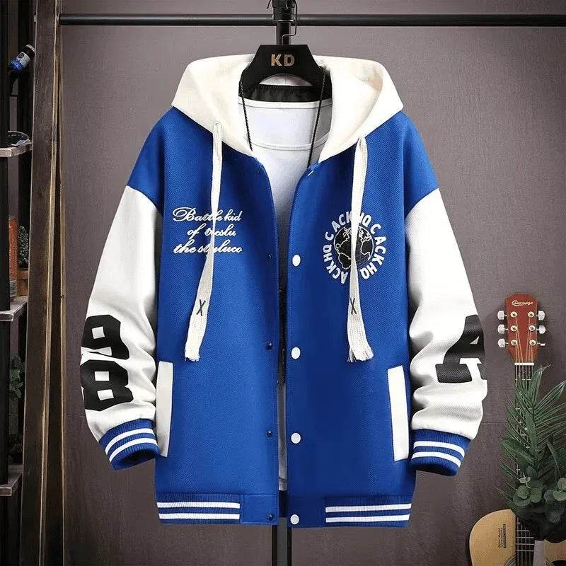 Trendy Men's Sweatshirt Jacket - Cool Spring Autumn School Wear - Buy Center UK