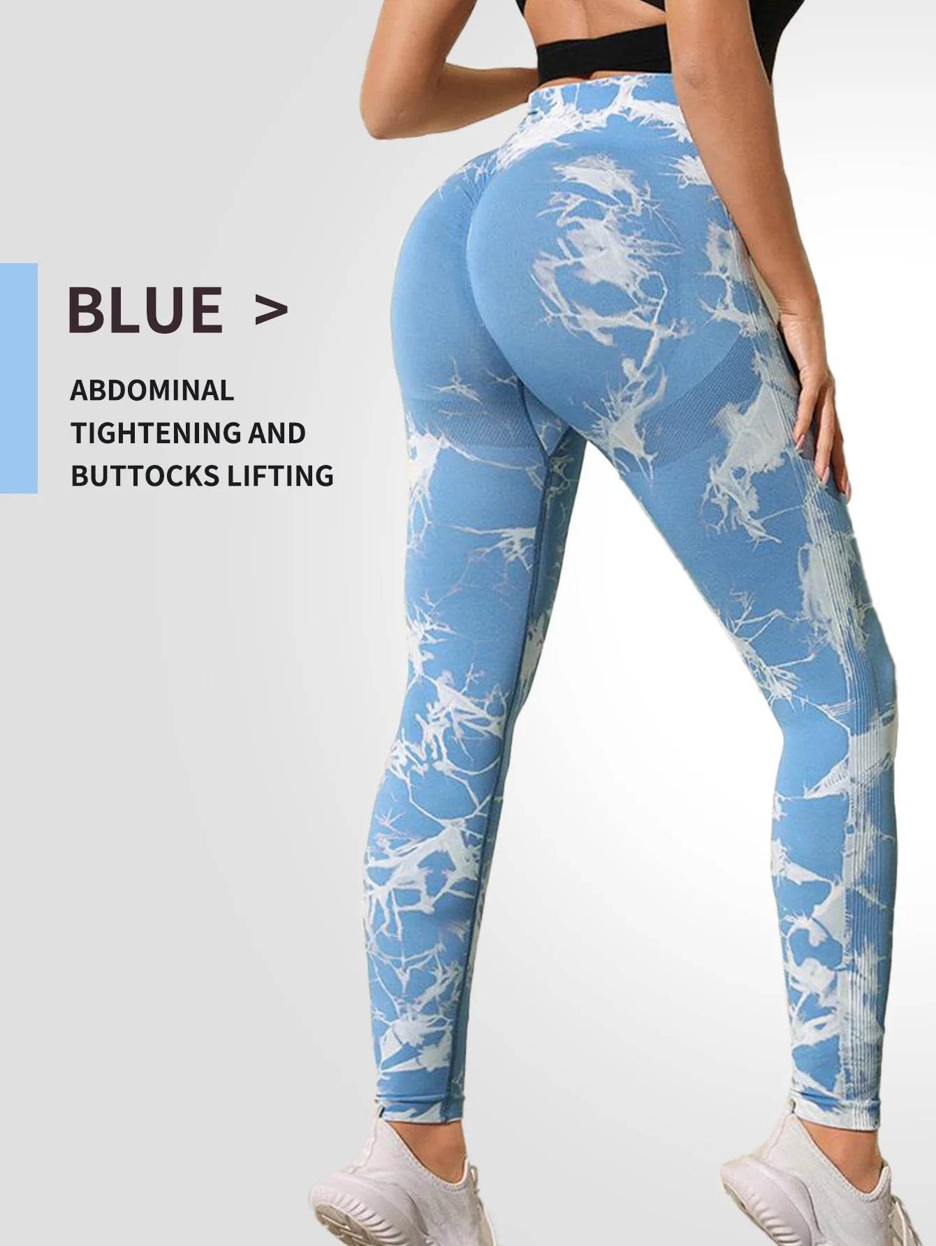 Buy Center High Waist Seamless Yoga Pants - Push Up Fitness Leggings - Buy Center UK