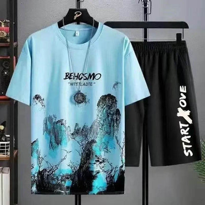 2024 Summer Quick-Drying Suit for Men - Stylish T-shirt & Shorts Set - Buy Center UK