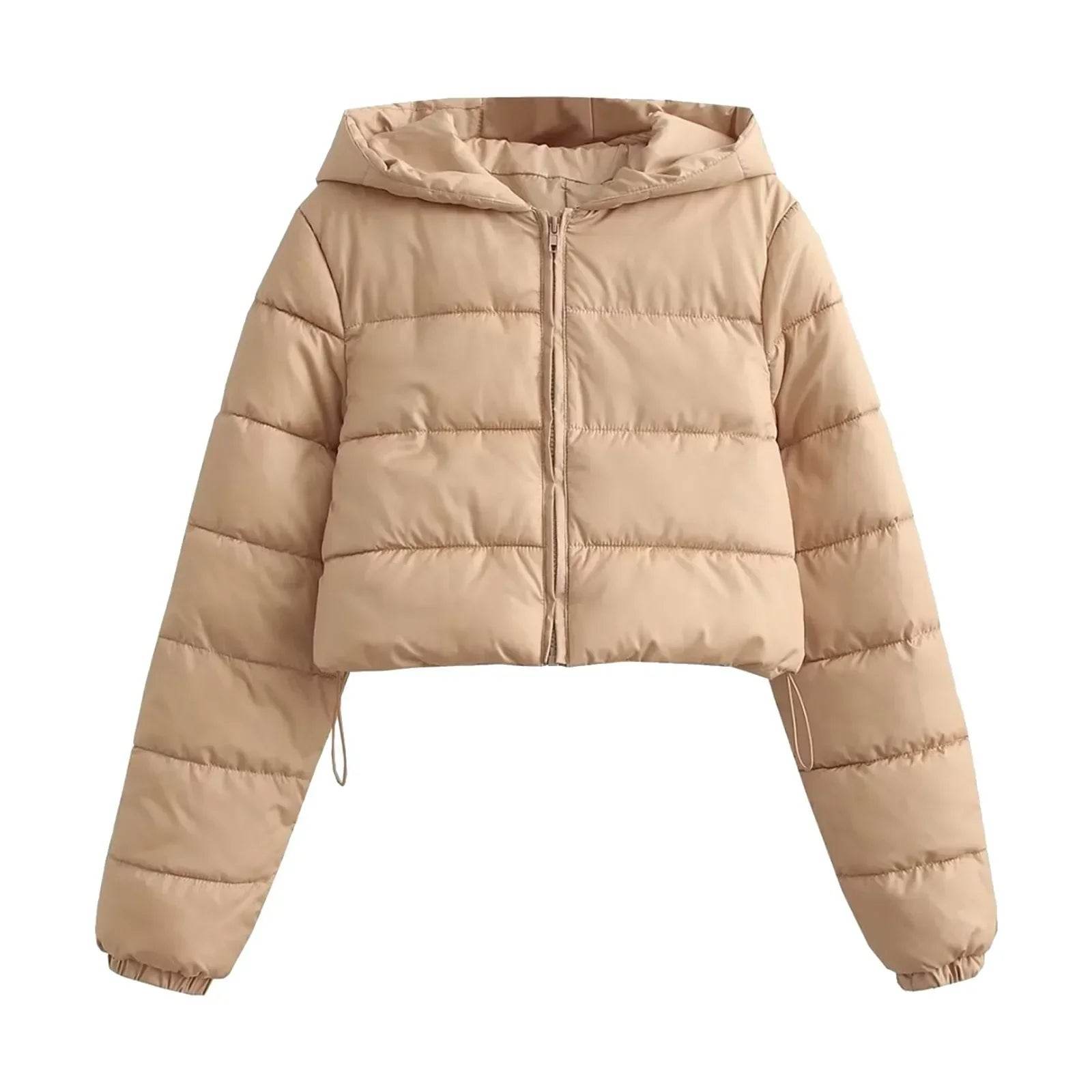 Buy Center Women's Fall Winter Puffer Jacket - Cropped, Oversized Style - Buy Center UK