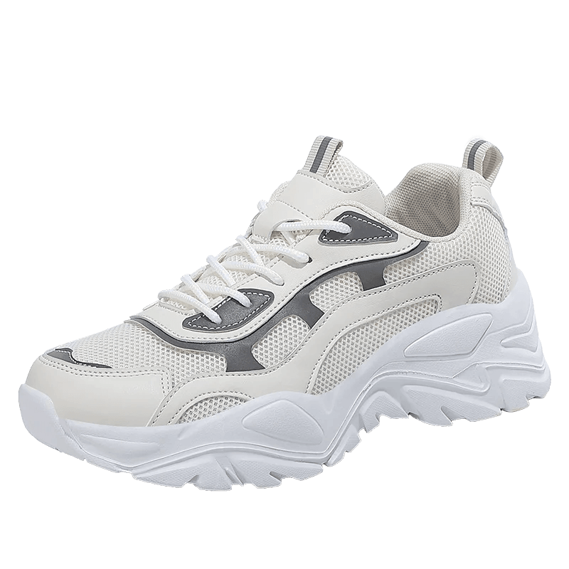 Buy Center Women’s Dad Shoes - Lightweight Reflective Sole Sneakers - Buy Center UK