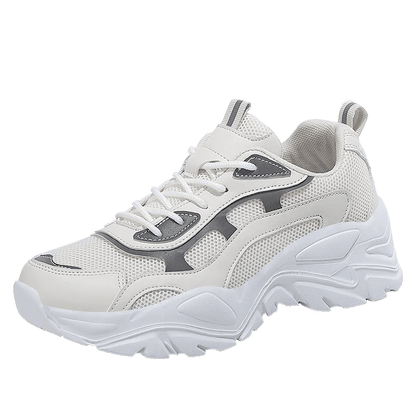 Buy Center Women’s Dad Shoes - Lightweight Reflective Sole Sneakers - Buy Center UK