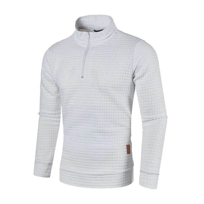 Buy Center Autumn Half Zipper Sweater - Casual Pullover for Men - Buy Center UK