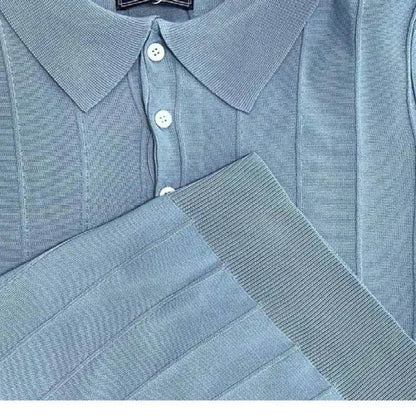 Buy Center Men's Short-Sleeved Polo Shirt - Business Casual Style - Buy Center UK