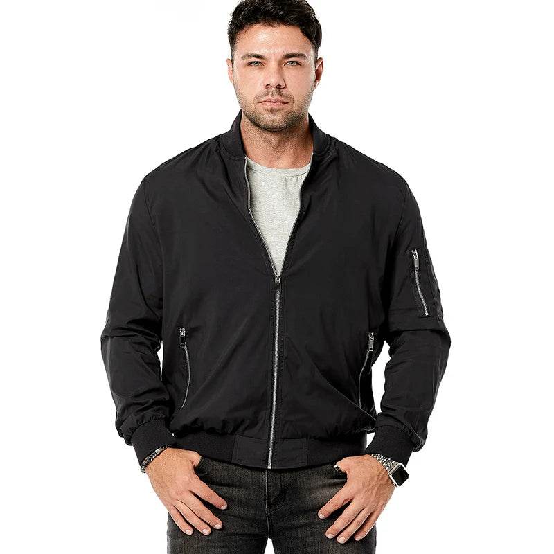Buy Center Men's Lightweight Bomber Jacket - Casual & Comfortable Style - Buy Center UK
