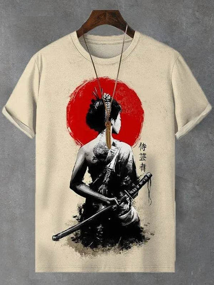Buy Center Men's Ukiyo-E 3D Printed T-Shirts - Summer Casual Tees - Buy Center UK