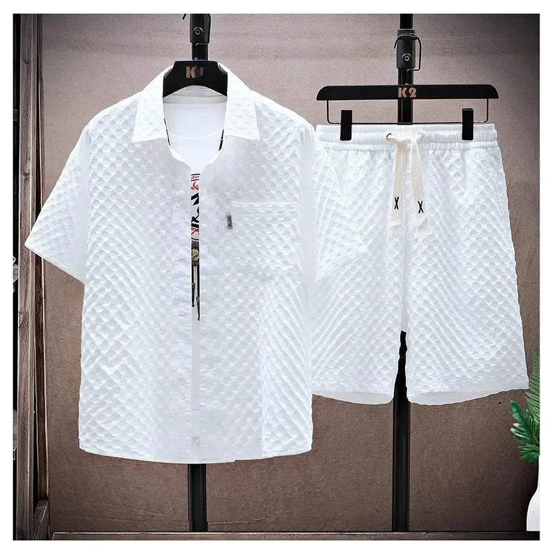 Buy Center Men's Casual Summer Sports Set - T-Shirt & Shorts - Buy Center UK