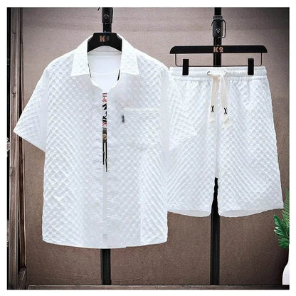 Buy Center Men's Casual Summer Sports Set - T-Shirt & Shorts - Buy Center UK