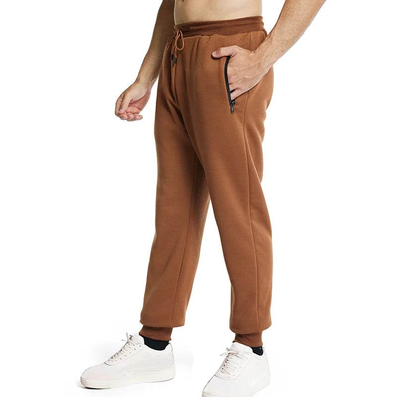Buy Center Men’s Sweatpants - Side Zipper Pockets, Elastic Waist Joggers - Buy Center UK