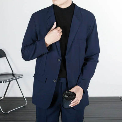Buy Center Spring Autumn Blazer - Elegant Big Size Men's Suit - Buy Center UK