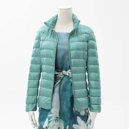 Buy Center Women's Spring Puffer Coat - Ultra Light Duck Down - Buy Center UK