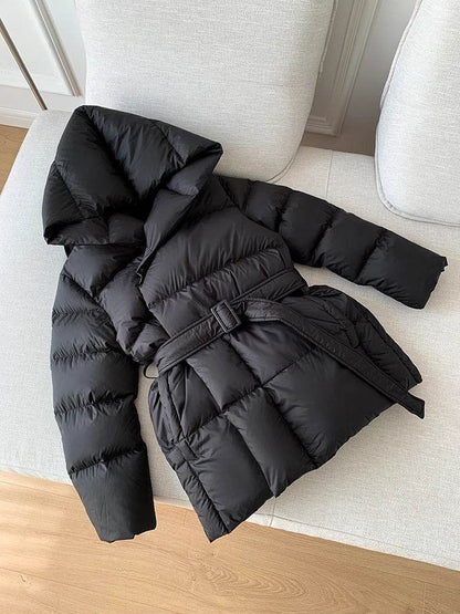 2024 Women's Ultra Light Down Jacket - Stylish Hooded Puffer Coat - Buy Center UK