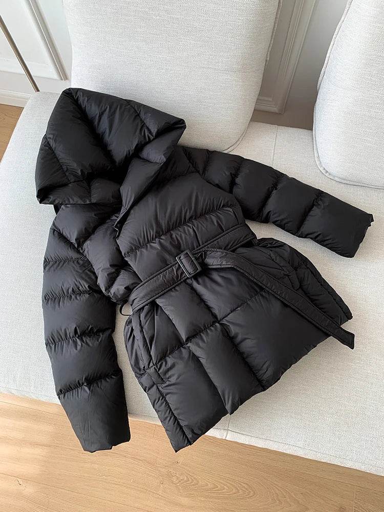 2024 Women's Ultra Light Down Jacket - Stylish Hooded Puffer Coat - Buy Center UK