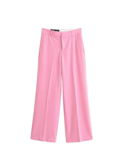 Elegant Women Summer Pant Suit Set - Blazer & Harem Pants - Buy Center UK