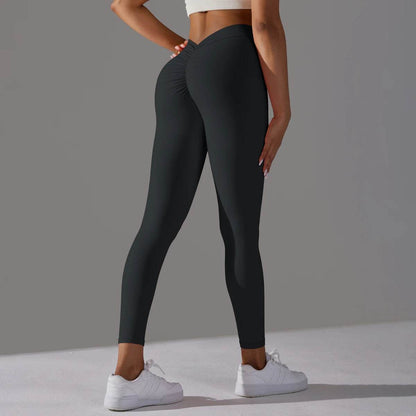 Buy Center High Waist Yoga Leggings - Back V Design for Women - Buy Center UK