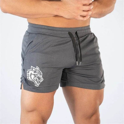Buy Center 2025 Wolf Logo Quick Dry Athletic Shorts for Men - Buy Center UK