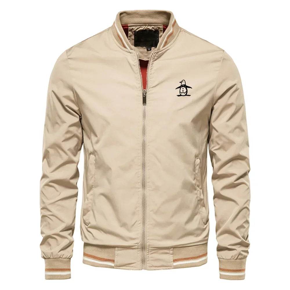 New Korean Men's Stand Up Collar Jacket - Stylish Zipper Sportswear - Buy Center UK