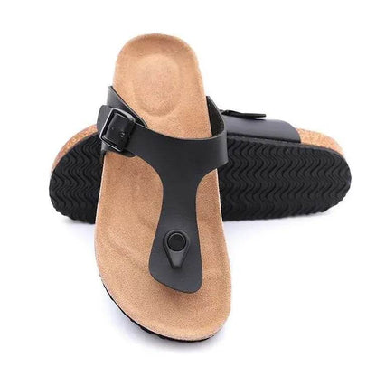 Buy Center Women's Summer Cork Slippers - Non-slip Casual Flip Flops - Buy Center UK