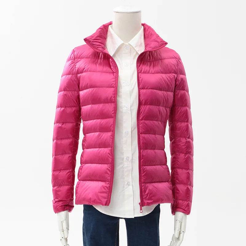 Buy Center Women's Spring Puffer Coat - Ultra Light Duck Down - Buy Center UK