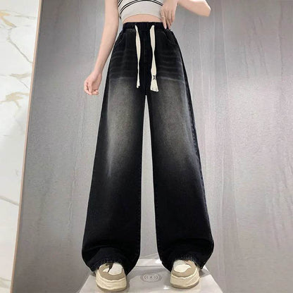 Buy Center High Elastic Plus Size Jeans - Trendy Black Denim - Buy Center UK
