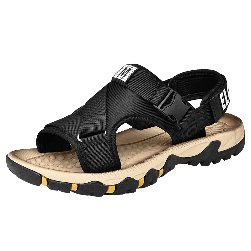 Buy Center Men's Leather Sandals - Casual Lightweight Summer Footwear - Buy Center UK