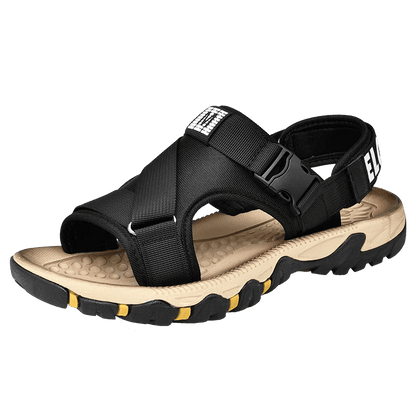 Buy Center Men's Leather Sandals - Casual Lightweight Summer Footwear - Buy Center UK