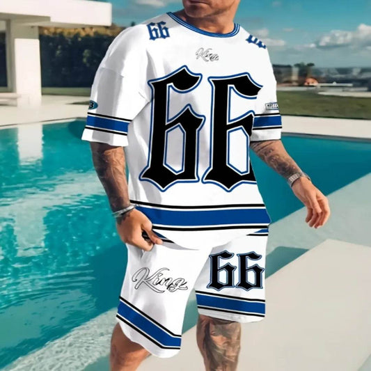 2025 Summer Men's Casual Suit - Chicago 3D Print Pullover - Buy Center UK