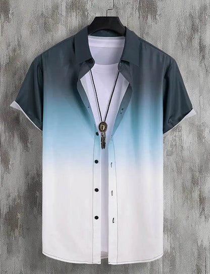 Buy Center Gradient Hawaiian Shirt - Casual Comfort for Every Season - Buy Center UK