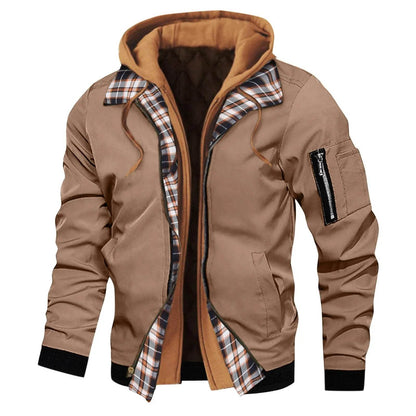 Buy Center Men's Thick Hoodies - Slim Fit Windbreaker for All Seasons - Buy Center UK
