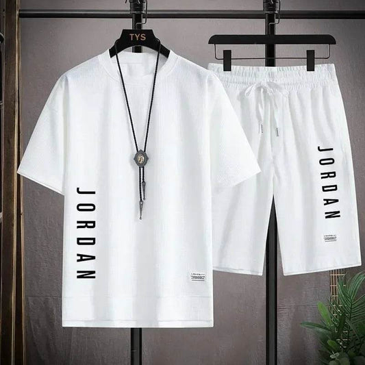 2025 Elegant Summer T-Shirt and Shorts Set for Men's Comfort - Buy Center UK