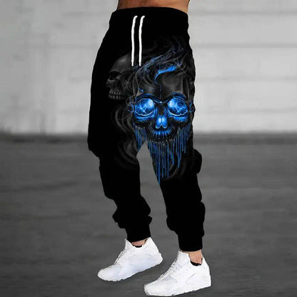 Buy Center 3D Flame Print Sweatpants - Thick Warm Pants for Men - Buy Center UK