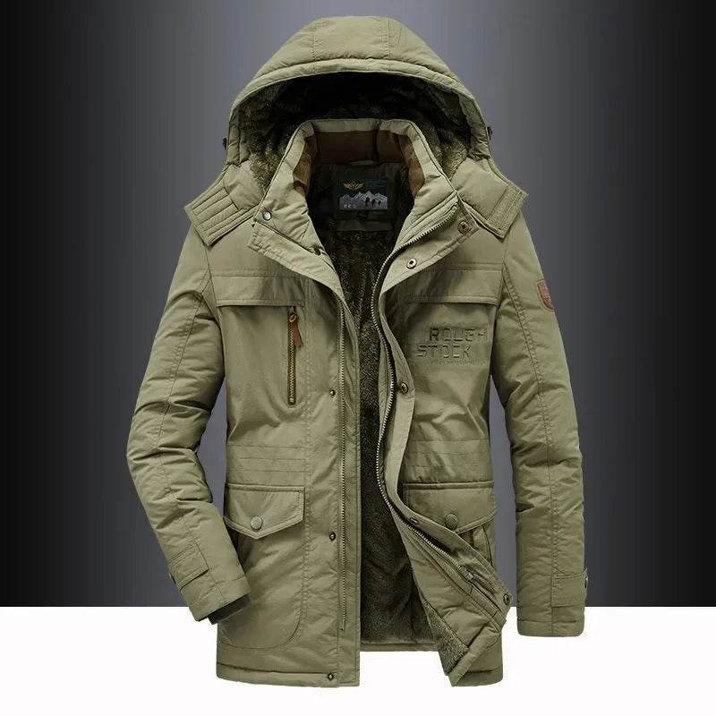 Buy Center Men's Winter Hooded Parka - Warm Casual Down Jacket - Buy Center UK