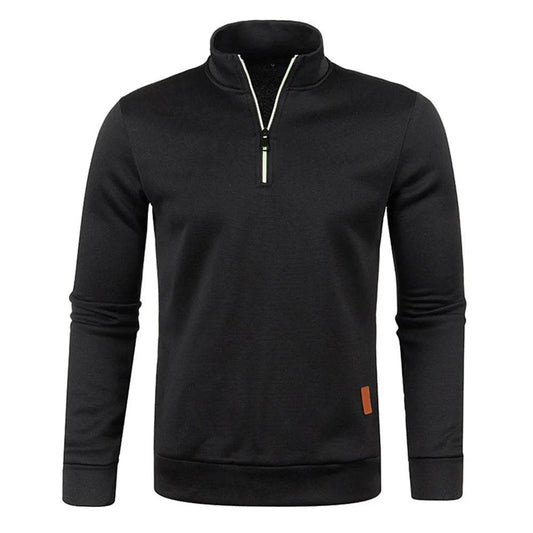 Buy Center Men’s Half-Zip Pullover - Thicker Turtleneck Sweatshirt - Buy Center UK