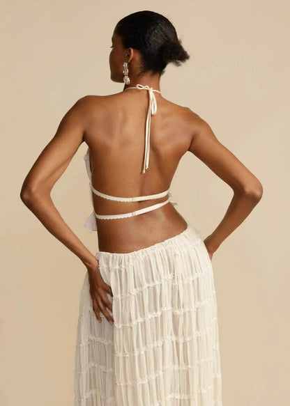 Buy Center Fashion Halter Neck Maxi Skirt Suit - Summer 2024 Style - Buy Center UK
