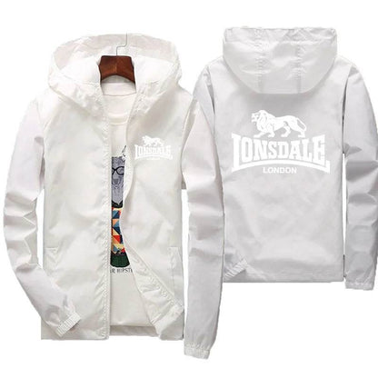 Buy Center Men's Lion Logo Windproof Jacket - Stylish Cycling Suit - Buy Center UK